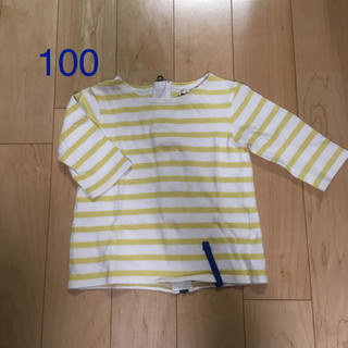 ボーダー七分袖シャツ 100(Tシャツ/カットソー)