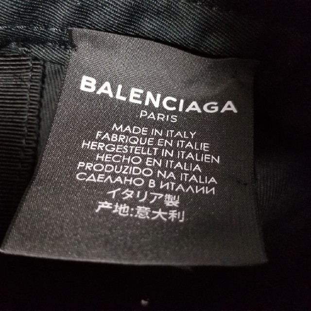 BALENCIAGA　キャップ　初期イタリア製　美品Lサイズ59