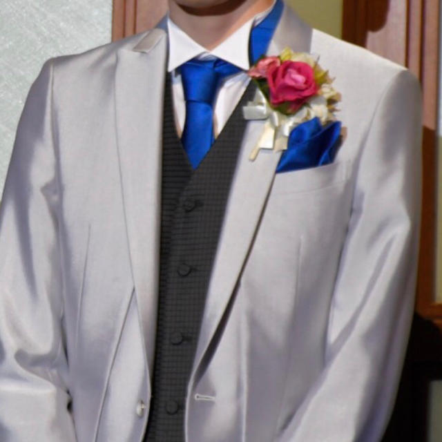 結婚式　ネクタイ　ブルー メンズのファッション小物(ネクタイ)の商品写真