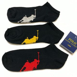 ポロラルフローレン(POLO RALPH LAUREN)の新品✨ビッグポニー スニーカーソックス / メンズ(ソックス)