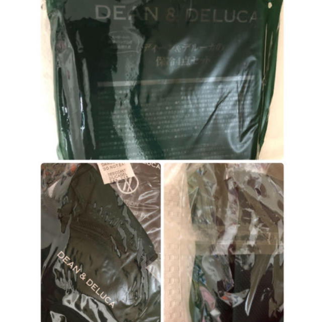 DEAN & DELUCA(ディーンアンドデルーカ)のDEAN&DELUCA 保冷バッグ3点と保冷剤 インテリア/住まい/日用品の日用品/生活雑貨/旅行(日用品/生活雑貨)の商品写真