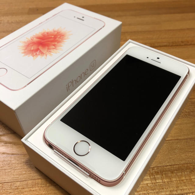 スマートフォン/携帯電話《未使用》iPhone SE simロック解除済