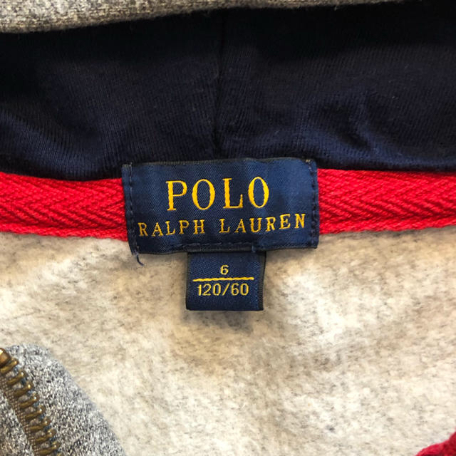 POLO RALPH LAUREN(ポロラルフローレン)のポロ　ラルフローレン✳︎120.パーカー✳︎お値下げいたしました キッズ/ベビー/マタニティのキッズ服男の子用(90cm~)(ジャケット/上着)の商品写真