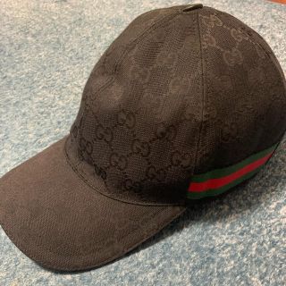 グッチ(Gucci)のGUCCI ベースボールキャップ ブラック(キャップ)