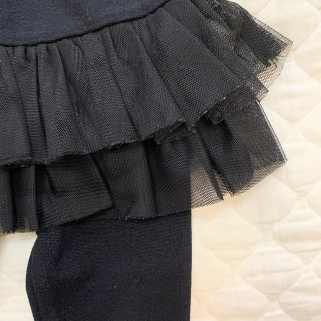 【えゆゆ様専用です】スカッツ　BLACK  サイズ  90 キッズ/ベビー/マタニティのキッズ服女の子用(90cm~)(パンツ/スパッツ)の商品写真