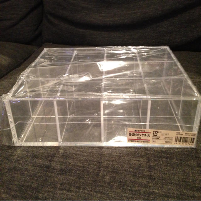 MUJI (無印良品) - 無印良品☆アクリル仕切りボックスの通販 by MUJI (無印良品) - 無印良品☆アクリル仕切りボックスの通販 by