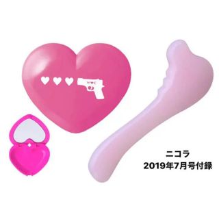 ピンクラテ(PINK-latte)のニコラ　付録　wc ミラー＆コーム　PINKlatte ポーチ(ポーチ)