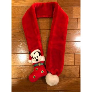 ディズニー(Disney)の【ディズニー】ミッキーマウス　マフラー　クリスマス(マフラー/ストール)