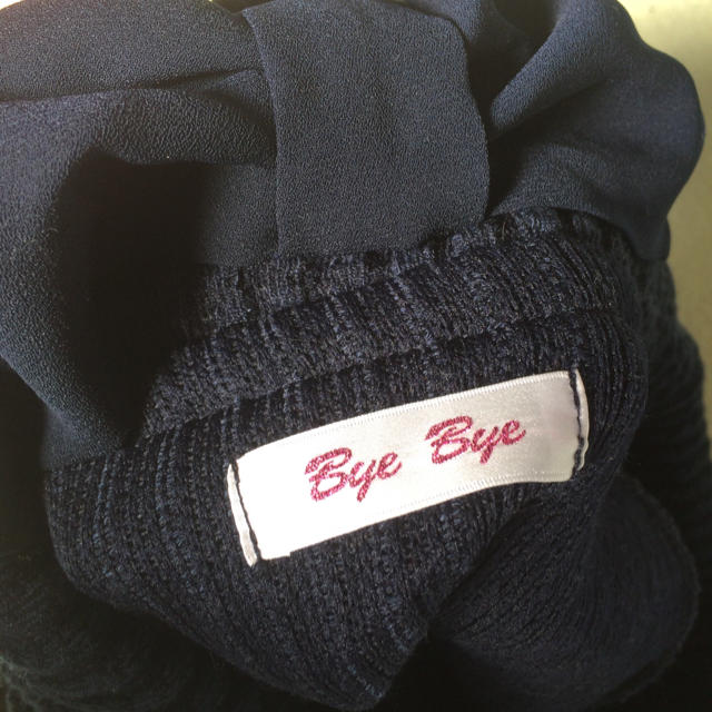ByeBye(バイバイ)のByeBye リボン付きトップス レディースのトップス(ニット/セーター)の商品写真