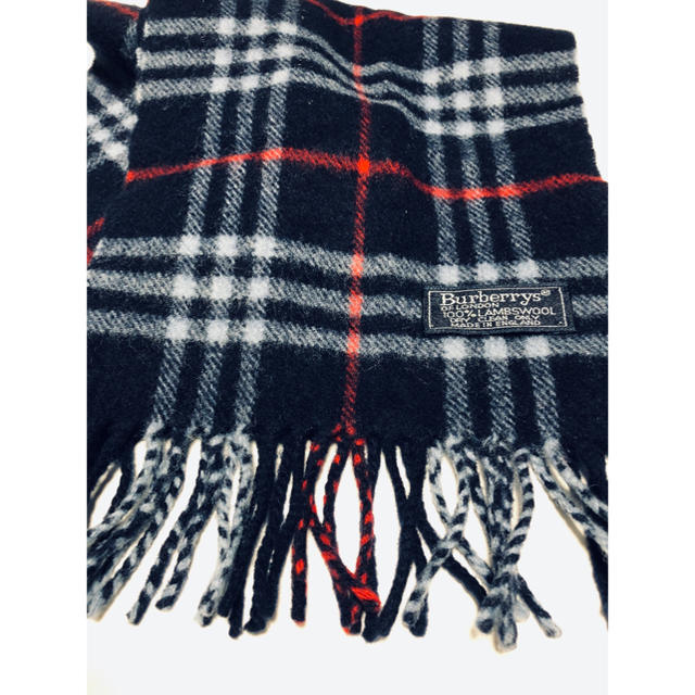 BURBERRY(バーバリー)のBurberrys of LONDON マフラー　紺 レディースのファッション小物(マフラー/ショール)の商品写真