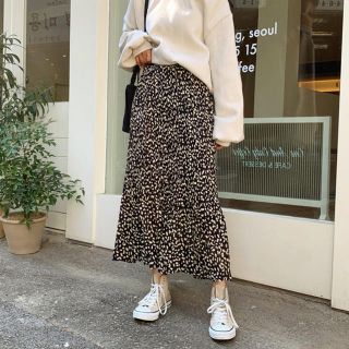 ザラ(ZARA)の♡再入荷♡ レオパード プリーツ スカート(ロングスカート)