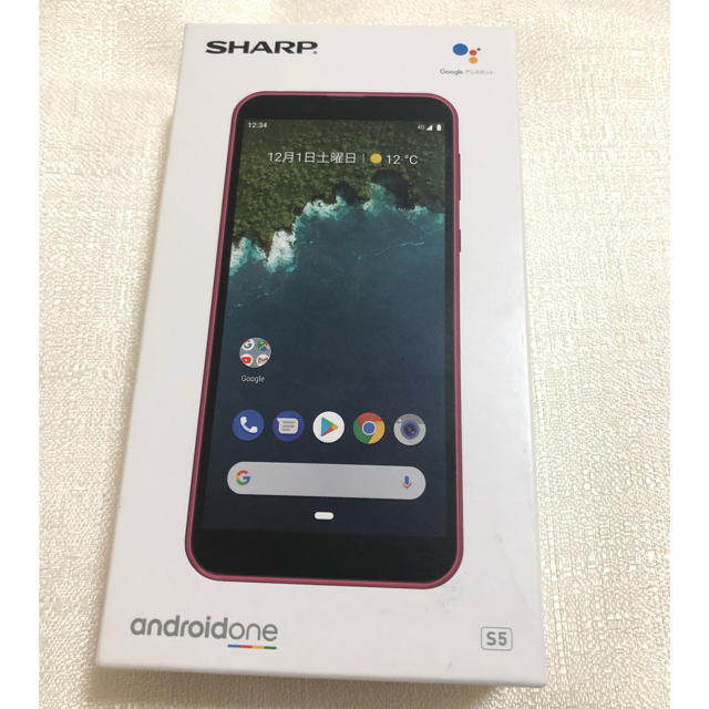 SHARP(シャープ)のAndroid One S5 ピンク スマホ/家電/カメラのスマートフォン/携帯電話(スマートフォン本体)の商品写真