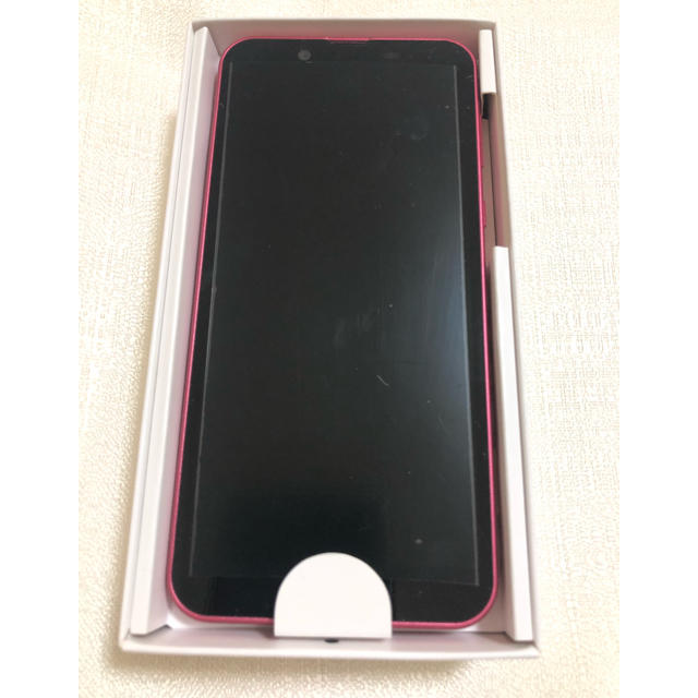 SHARP(シャープ)のAndroid One S5 ピンク スマホ/家電/カメラのスマートフォン/携帯電話(スマートフォン本体)の商品写真