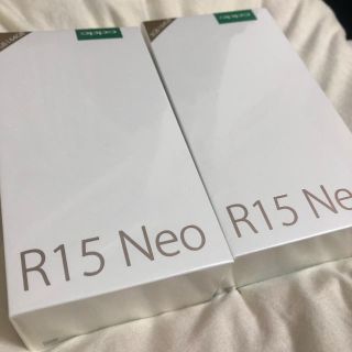 アンドロイド(ANDROID)のOPPO R15 NEO 3GB+64GB 2台セット(スマートフォン本体)