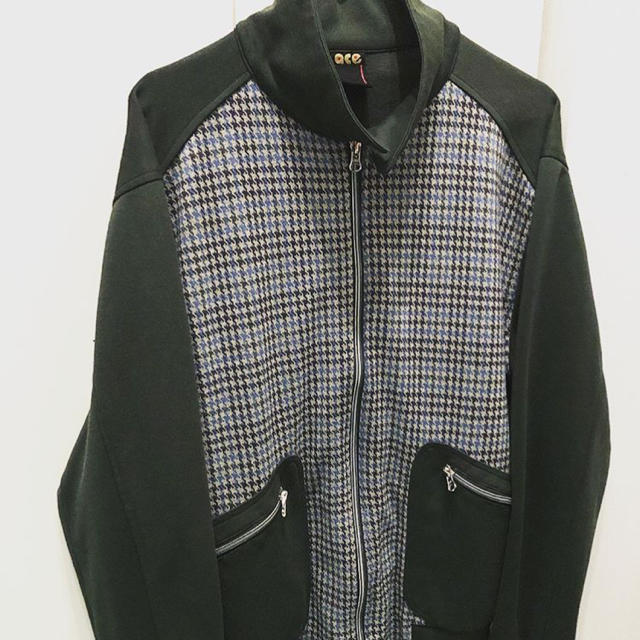 used zip check blouson