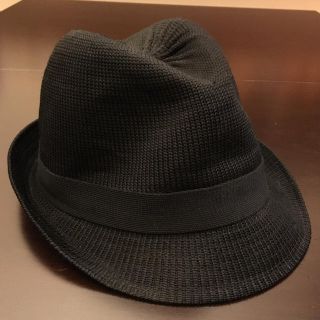 エイチアンドエム(H&M)のハット帽子 メンズ H&M エイチアンドエム 黒 HAT 中折れ帽(ハット)