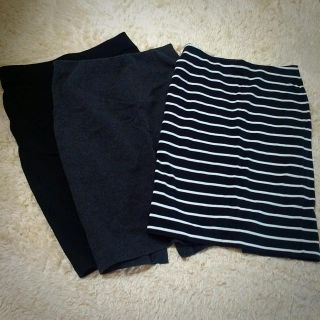 ユニクロ(UNIQLO)のペンシルスカート×3(ひざ丈スカート)