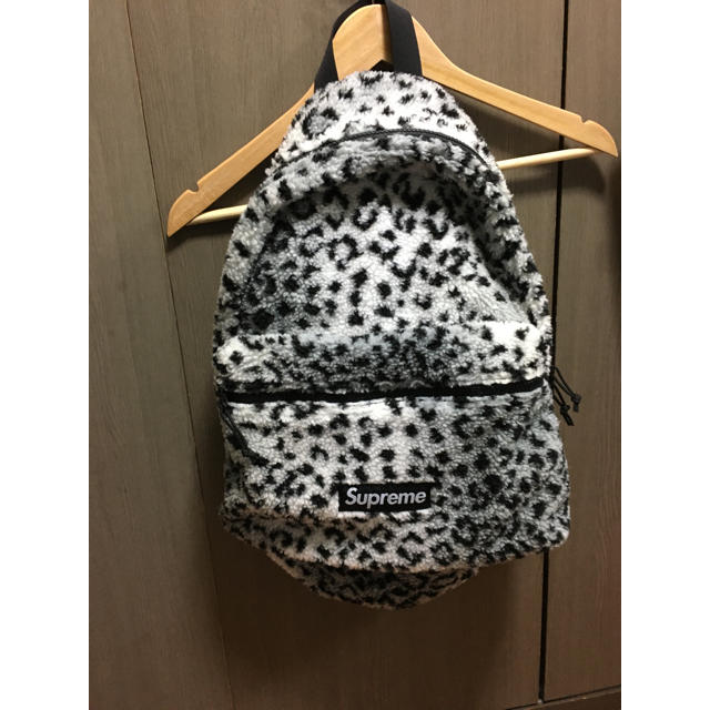 Supreme Leopard Fleece Bag 17aw