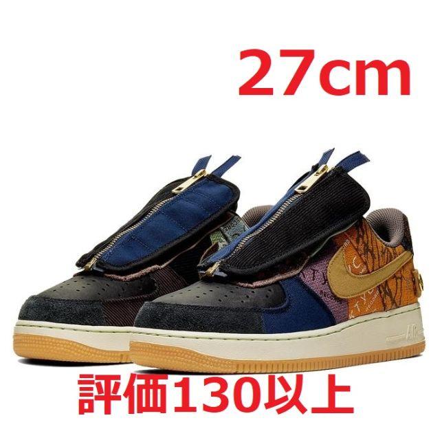超人気新品 NIKE - Travis Scott Nike Air Force 1 Low 27cm