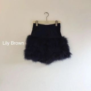 リリーブラウン(Lily Brown)のLily Brown激かわファースカート美品❤️おまとめ割SALE開催中(ミニスカート)