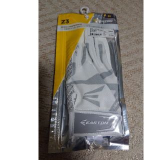 新品 イーストン EASTON バッティンググローブ 手袋 L シルバー×白(その他)