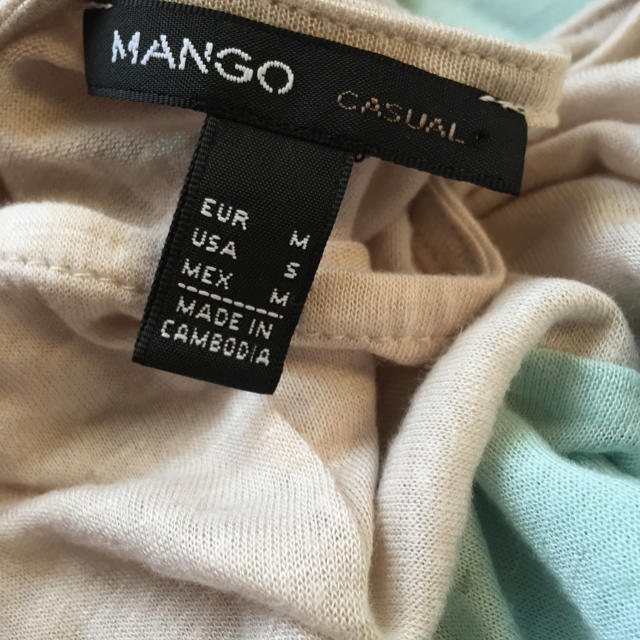 MANGO(マンゴ)のMANGO バイカラーカットソー レディースのトップス(カットソー(長袖/七分))の商品写真