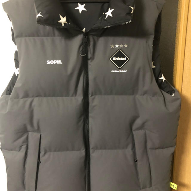 F.C.Real Bristol REVERSIBLE DOWN VEST 新しい到着 - www