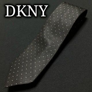 ダナキャランニューヨーク(DKNY)のDKNYダナキャラン ドット ブラック ネクタイ A101-L22(ネクタイ)