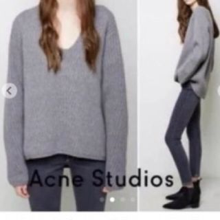 アクネ(ACNE)のＨ＆Ｍ　グレーニット(ニット/セーター)