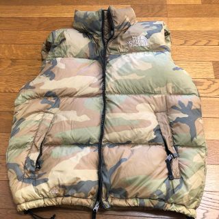 THE NORTH FACE   ノースフェイス ダウンベスト 迷彩 カモフラ の通販