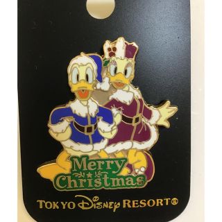 ディズニー(Disney)の【SALE】Tokyo Disney RESORTクリスマス ドナルド＆デイジー(バッジ/ピンバッジ)