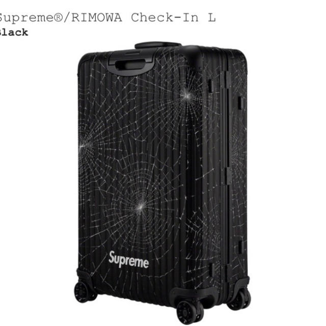 最安値 Supreme RIMOWA Check-In L リモワ 86Lメンズ