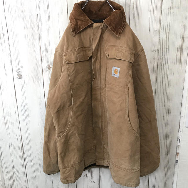 carhartt   超希少カーハート 襟コーデュロイ ダックワーク