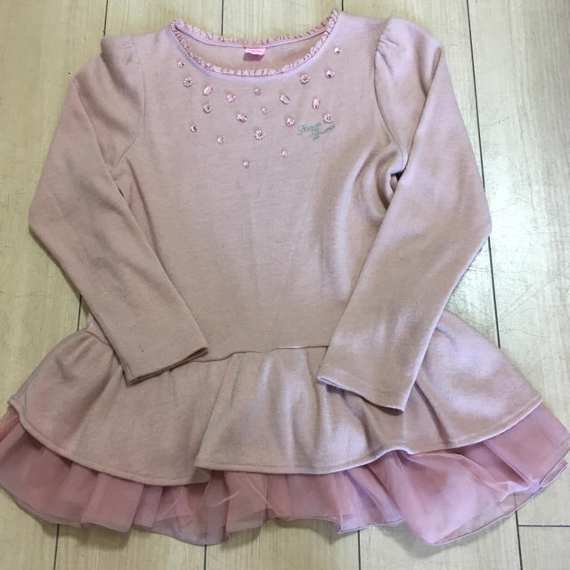 mezzo piano(メゾピアノ)のメゾピアノ 150 カットソー ニット チュール キッズ/ベビー/マタニティのキッズ服女の子用(90cm~)(ニット)の商品写真