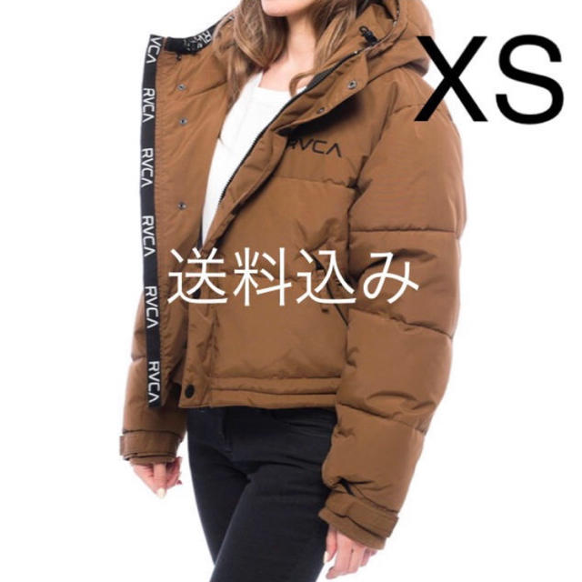 RVCA - 【超人気】RVCA ダウン ルーカ ブラウンXSの通販 by ゆ's shop