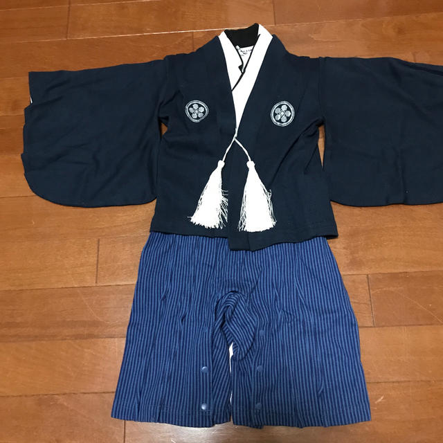 専用♡袴ロンパース キッズ/ベビー/マタニティのベビー服(~85cm)(和服/着物)の商品写真
