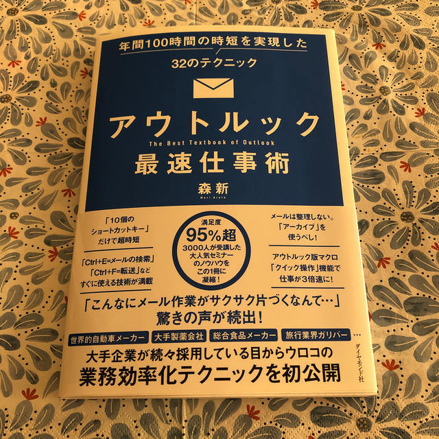 【未使用】アウトルック最速仕事術 年間１００時間の時短を実現した３２のテクニック エンタメ/ホビーの本(ビジネス/経済)の商品写真