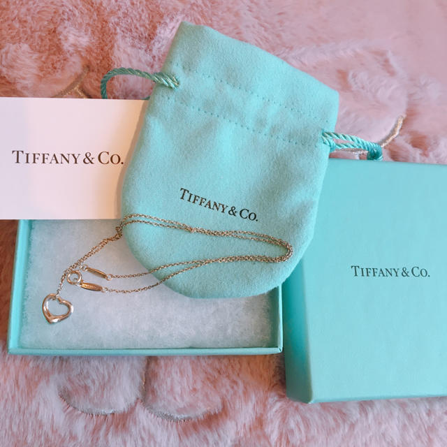 Tiffany オープンハート ネックレス 2