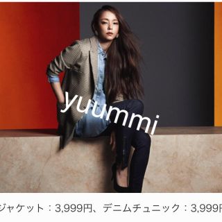 エイチアンドエム(H&M)の安室奈美恵 H&M デニムチュニック(シャツ/ブラウス(長袖/七分))