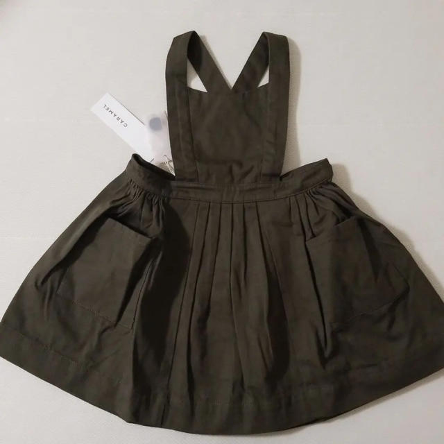 Caramel baby&child (キャラメルベビー&チャイルド)の3Y*caramel baby and child  エプロンワンピース キッズ/ベビー/マタニティのキッズ服女の子用(90cm~)(ワンピース)の商品写真