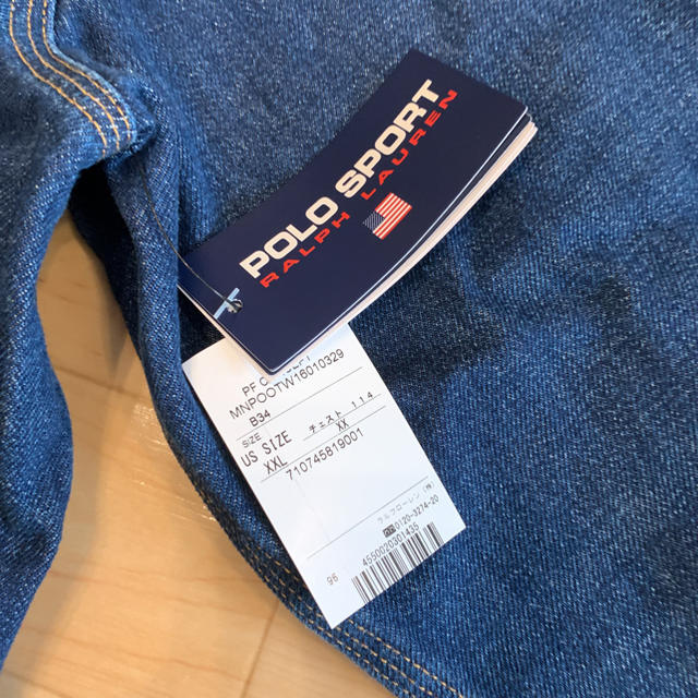 新品 POLO SPORT ポロスポーツ Gジャン XXL デニムジャケット