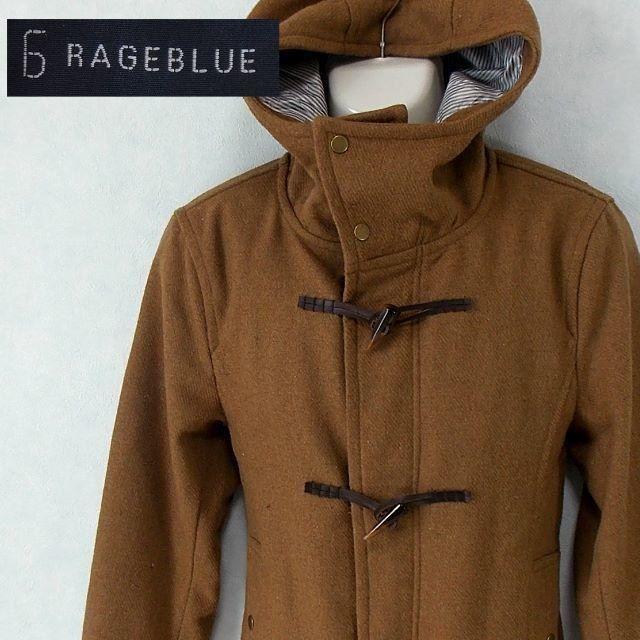 RAGEBLUE(レイジブルー)の【RAGEBLUE】 美品 レイジブルー ブラウンダッフルコート L メンズのジャケット/アウター(ダッフルコート)の商品写真