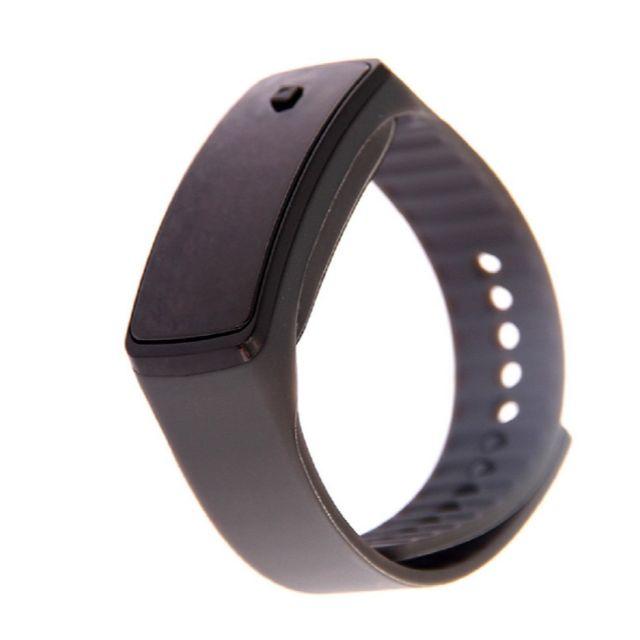 グレー超軽量 シリコンバンド デジタルウォッチ LED表示腕時計　男女兼用の通販