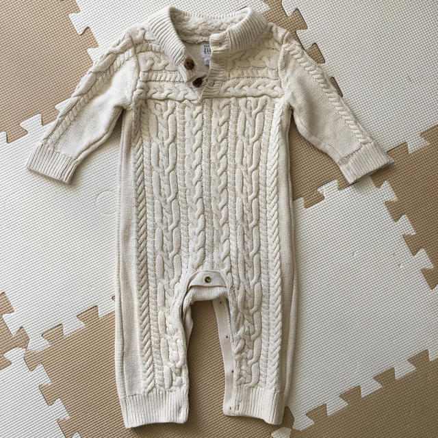 babyGAP(ベビーギャップ)のGAPカバーオール【ビワさま専用】 キッズ/ベビー/マタニティのベビー服(~85cm)(カバーオール)の商品写真