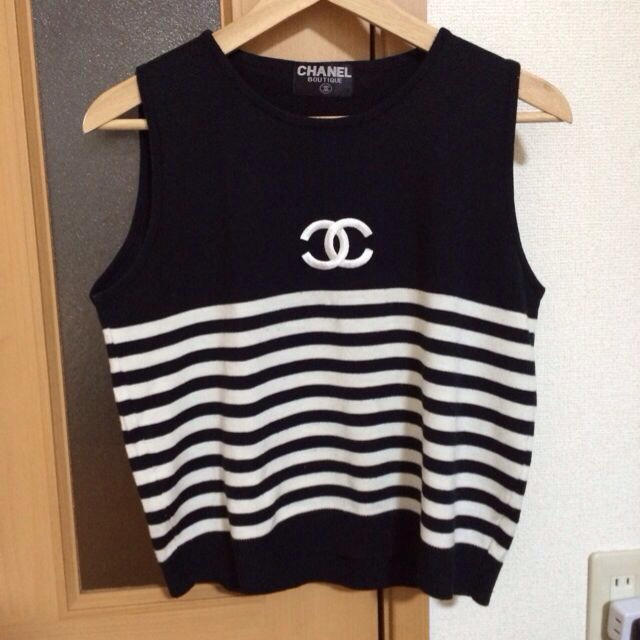 CHANEL - ニットベストの通販 by あゆぴー's shop|シャネルならラクマ