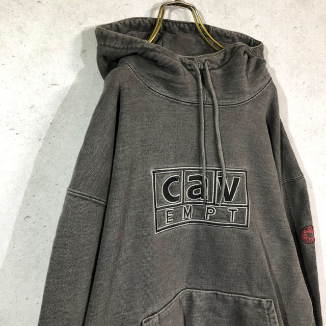 C.E シーイー CAVEMPT ジップパーカー ブラック オーバダイ加工