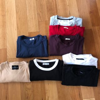 ユニクロ(UNIQLO)の無地tシャツ  セット(Tシャツ/カットソー(半袖/袖なし))