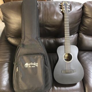 Martin リトルマーチン 黒 LX Black 美品　便利アイテムセット(アコースティックギター)