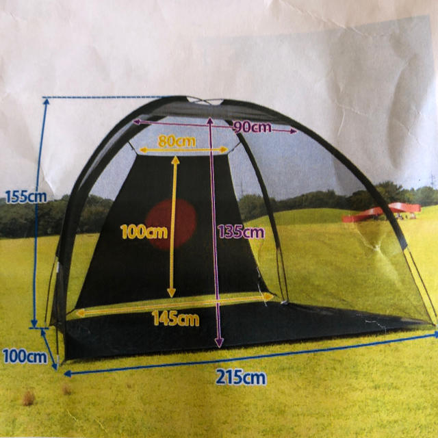 ゴルフ練習ネット　折りたたみ　 スポーツ/アウトドアのゴルフ(その他)の商品写真