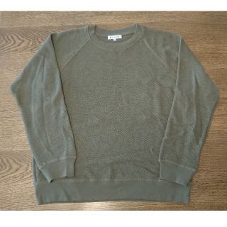 グローバルワーク(GLOBAL WORK)のGLOBAL WORK  カーキ色系 ロンT (Tシャツ/カットソー(七分/長袖))